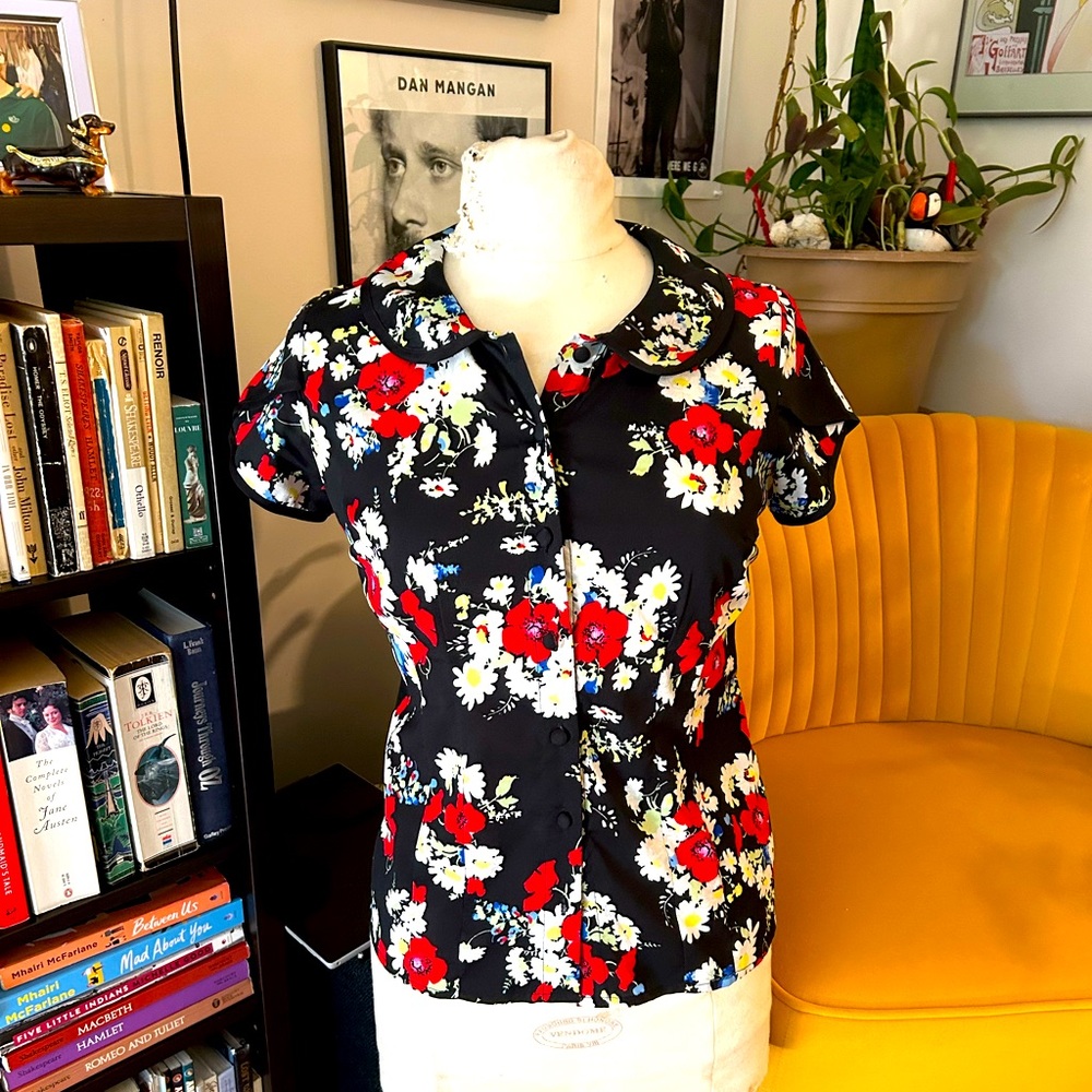 Hell Bunny Retro Style Blouse